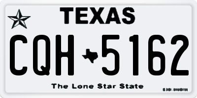 TX license plate CQH5162