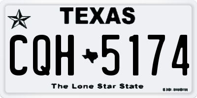 TX license plate CQH5174