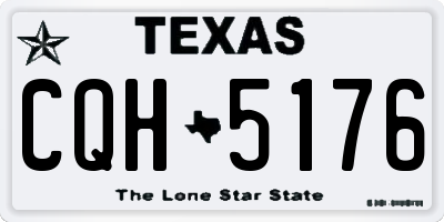 TX license plate CQH5176