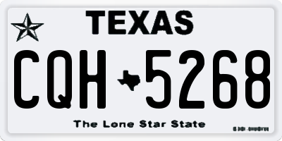 TX license plate CQH5268