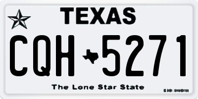 TX license plate CQH5271