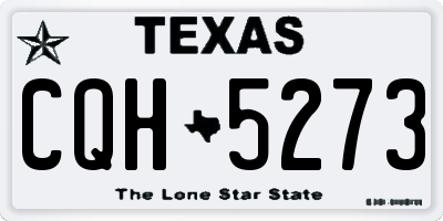 TX license plate CQH5273
