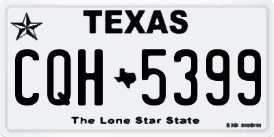 TX license plate CQH5399