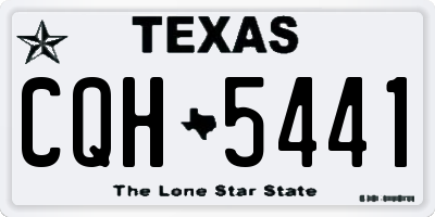 TX license plate CQH5441