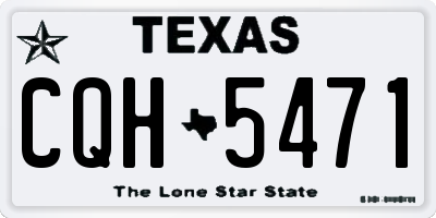 TX license plate CQH5471