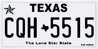 TX license plate CQH5515