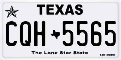 TX license plate CQH5565
