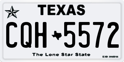 TX license plate CQH5572