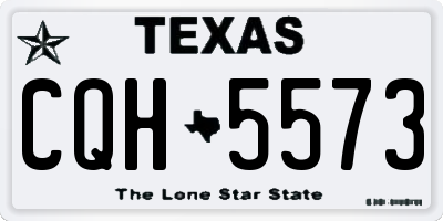 TX license plate CQH5573