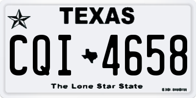 TX license plate CQI4658