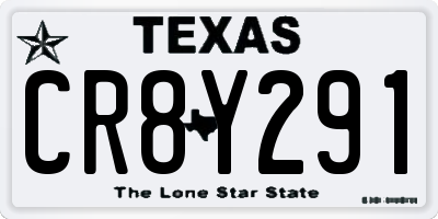 TX license plate CR8Y291