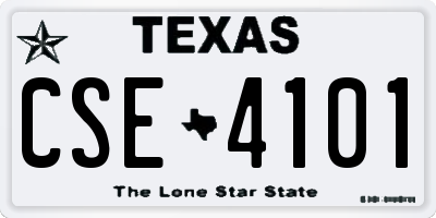 TX license plate CSE4101