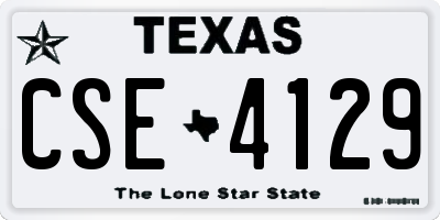 TX license plate CSE4129