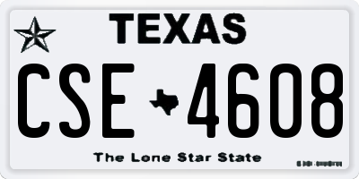 TX license plate CSE4608