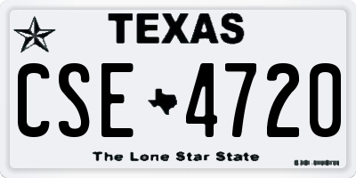 TX license plate CSE4720