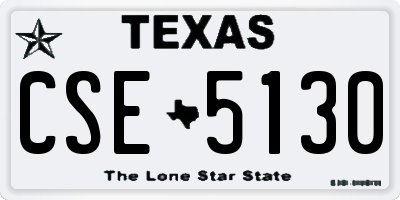 TX license plate CSE5130