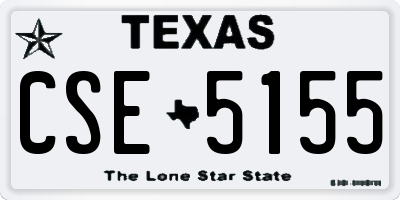 TX license plate CSE5155