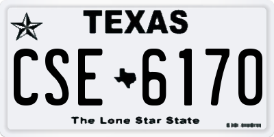 TX license plate CSE6170