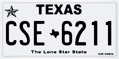 TX license plate CSE6211