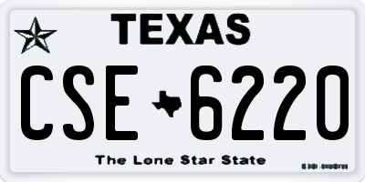 TX license plate CSE6220