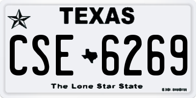 TX license plate CSE6269