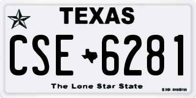 TX license plate CSE6281