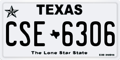 TX license plate CSE6306
