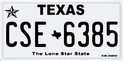 TX license plate CSE6385