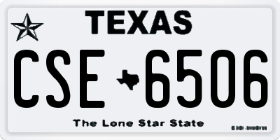TX license plate CSE6506
