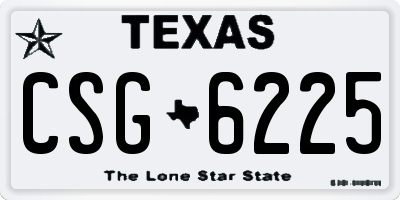 TX license plate CSG6225