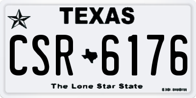 TX license plate CSR6176