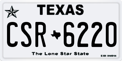 TX license plate CSR6220