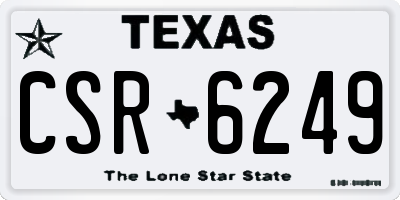 TX license plate CSR6249