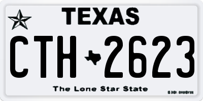 TX license plate CTH2623