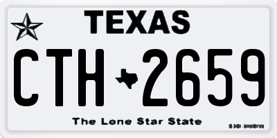 TX license plate CTH2659