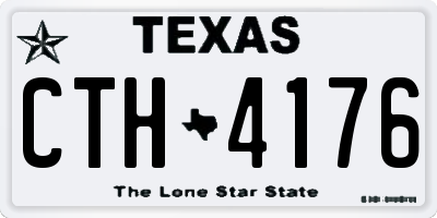TX license plate CTH4176