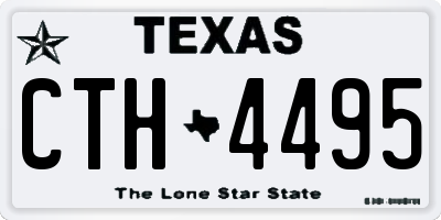 TX license plate CTH4495