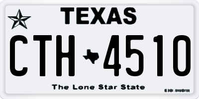 TX license plate CTH4510