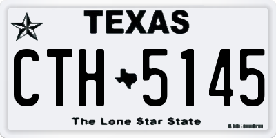 TX license plate CTH5145