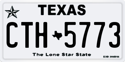 TX license plate CTH5773