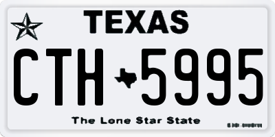 TX license plate CTH5995
