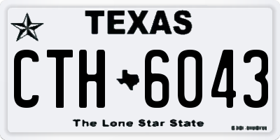 TX license plate CTH6043