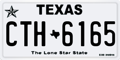 TX license plate CTH6165