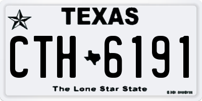 TX license plate CTH6191