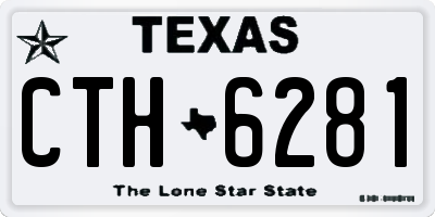 TX license plate CTH6281