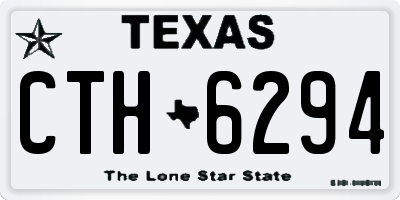 TX license plate CTH6294