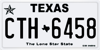 TX license plate CTH6458