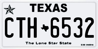 TX license plate CTH6532