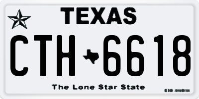 TX license plate CTH6618