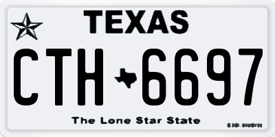 TX license plate CTH6697